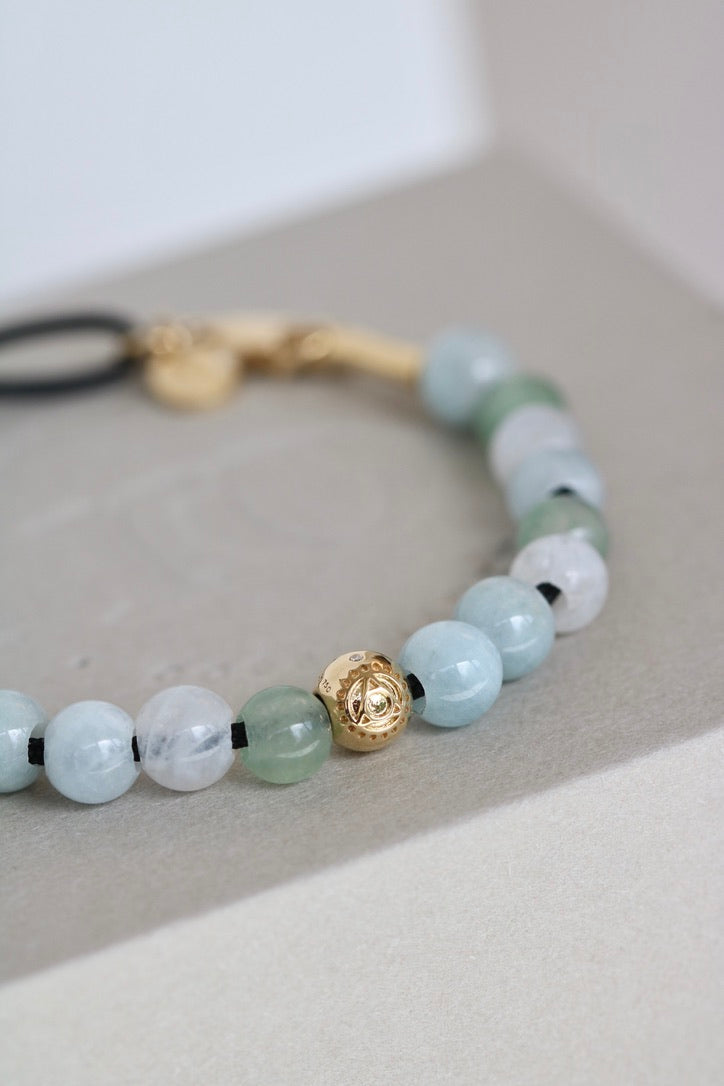 Inner Peace Halschakra Perle - 18kt Gult Gull