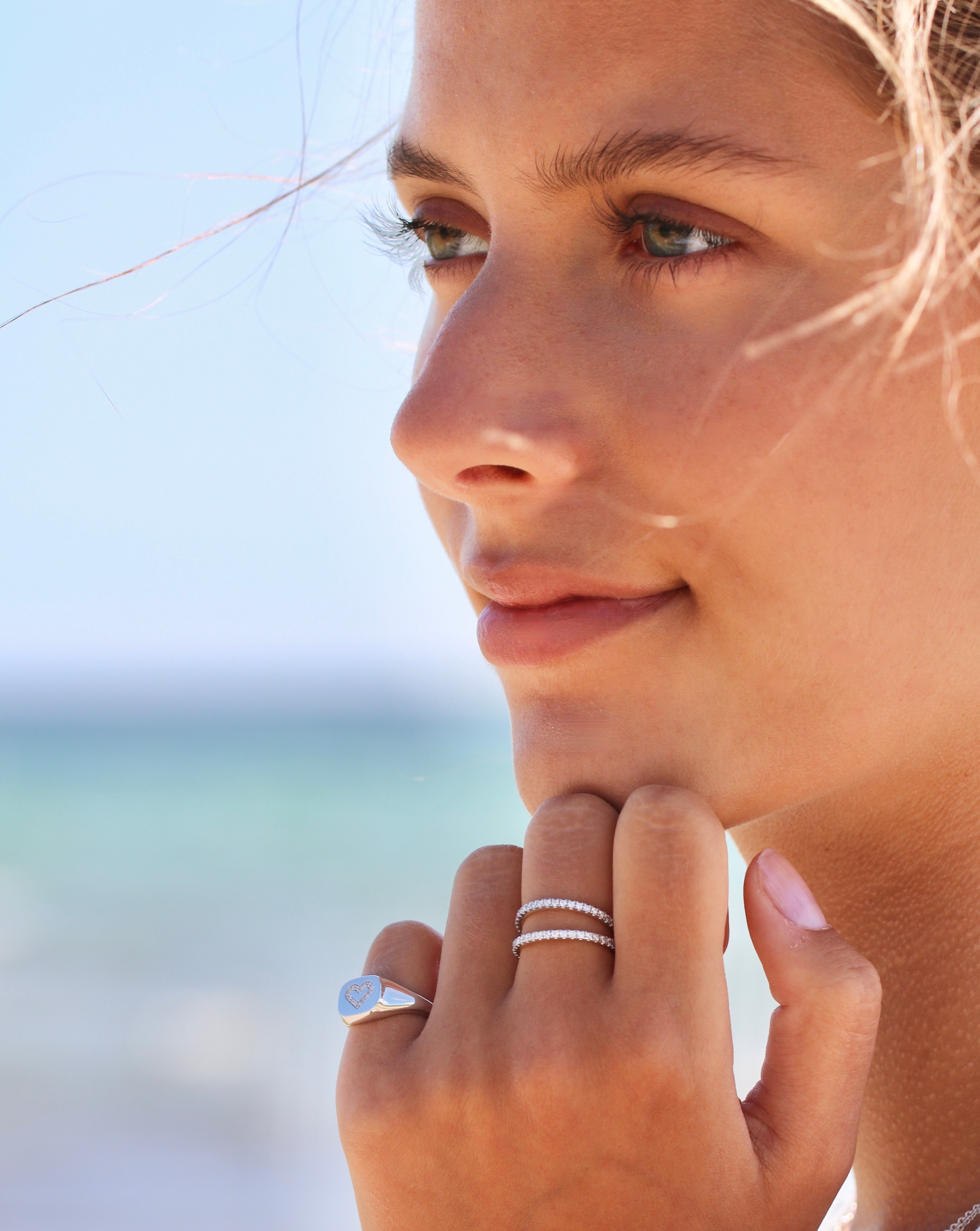 Rock Classic Diamantring - 18kt Hvitt Gull