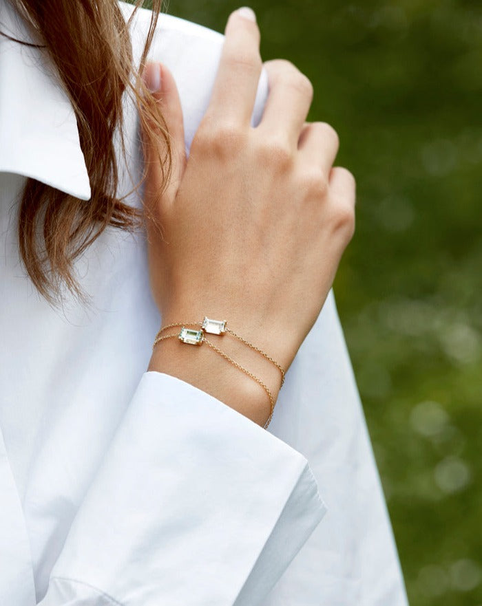 Nord White Armbånd - 18kt Hvitt Gull