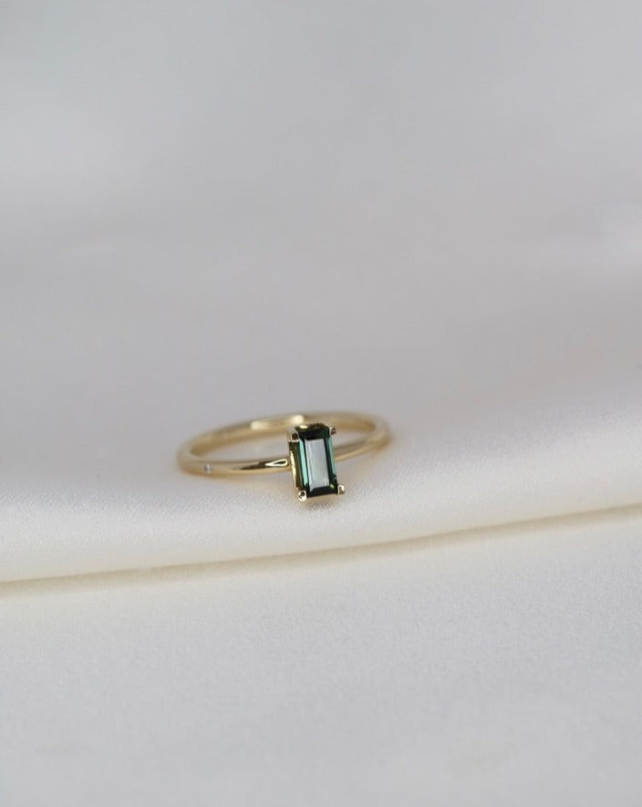 Nord Green Ring S Turned - 18kt Gult Gull