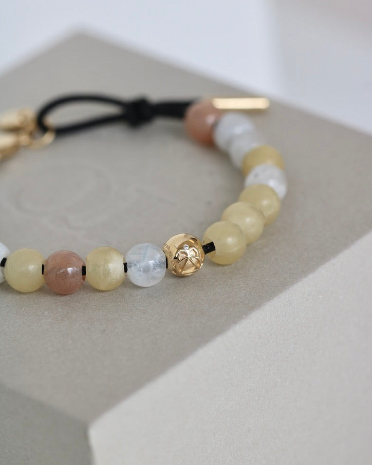 Inner Peace Solar Plexus Chakra Perle - 18kt Gult Gull
