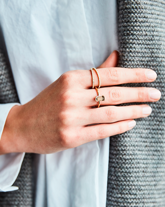 Nord Purity Ring Turned - 18kt Gult Gull