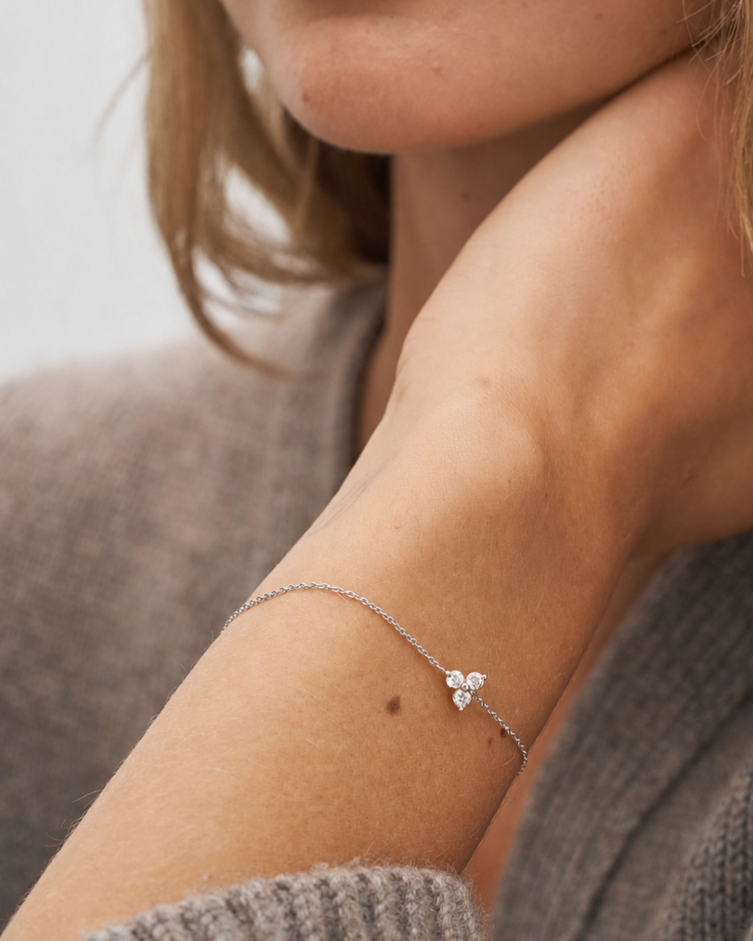 Fryd Diamantarmbånd - 18kt Hvitt Gull