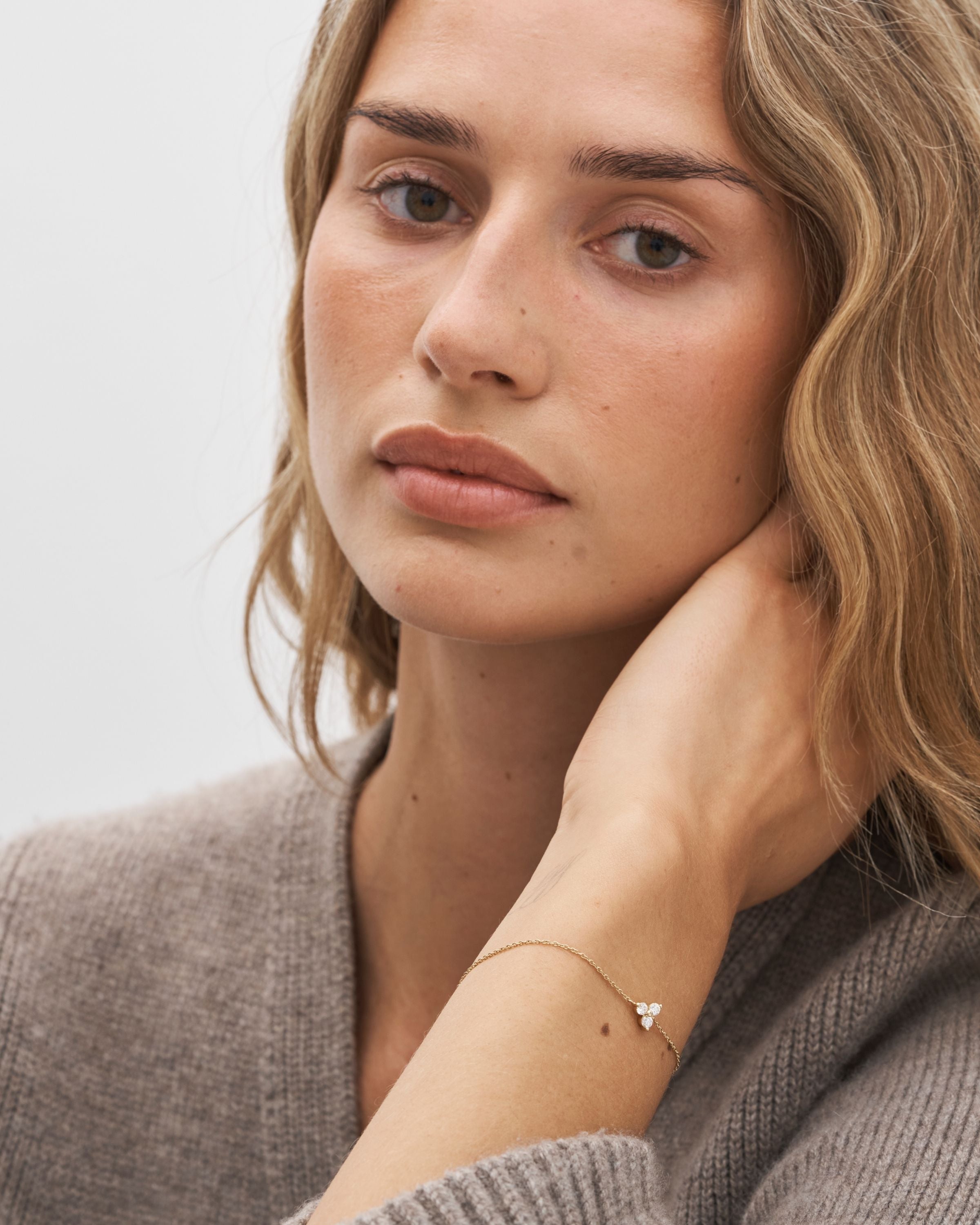 Fryd Diamant Armbånd - 18kt Gult Gull
