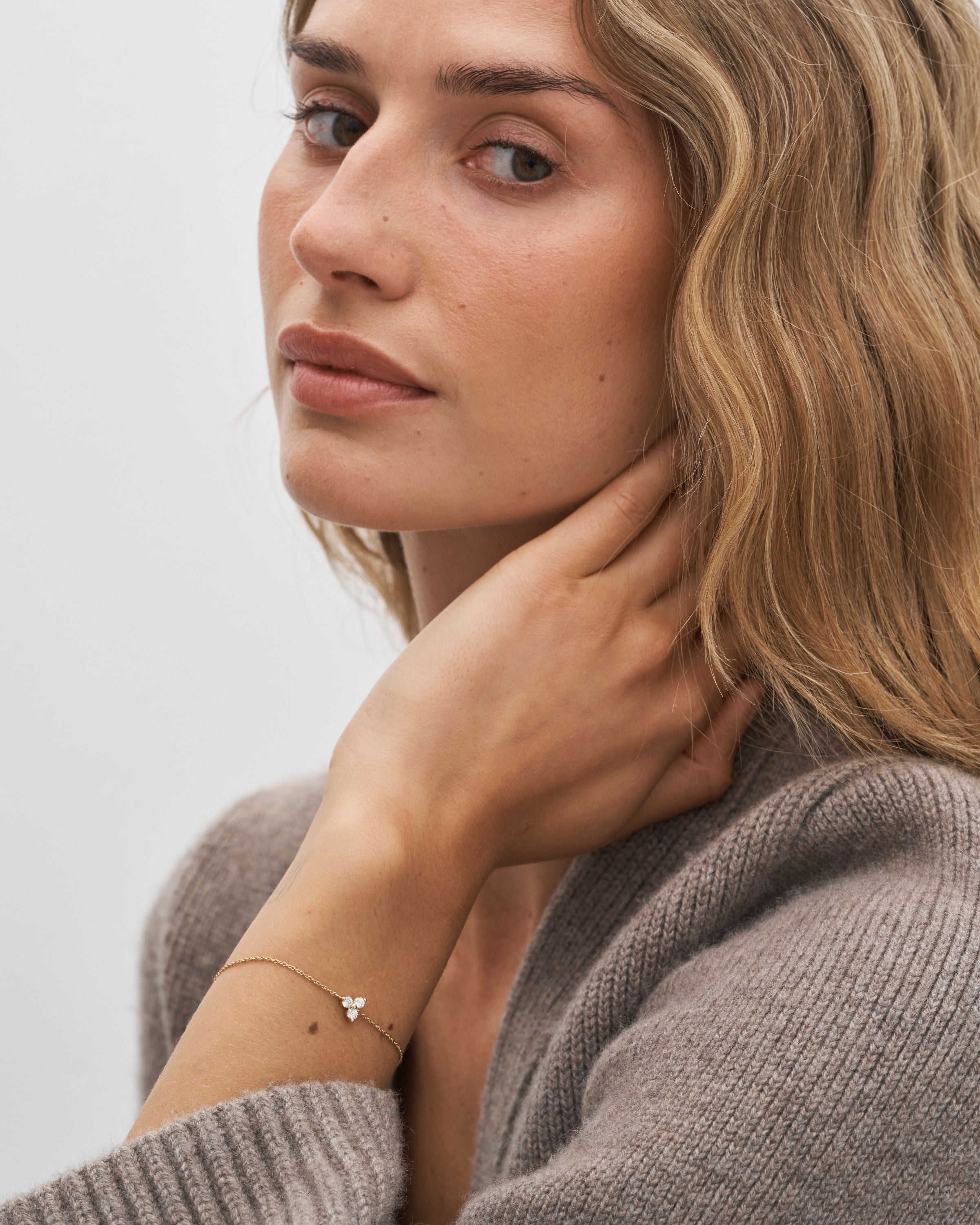 Fryd Diamant Armbånd - 18kt Gult Gull