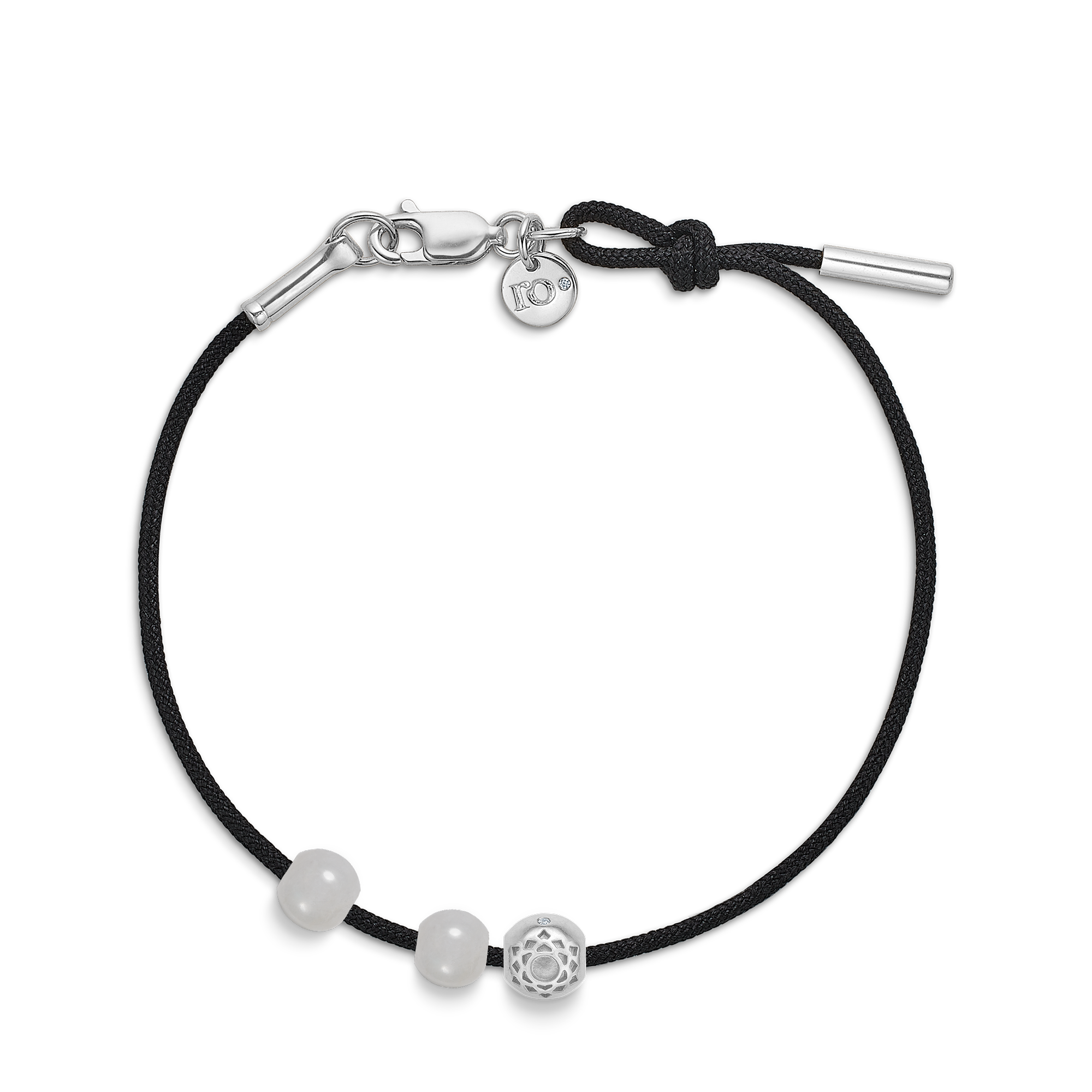 Inner Peace Kronechakra Perle - 18kt Hvitt Gull