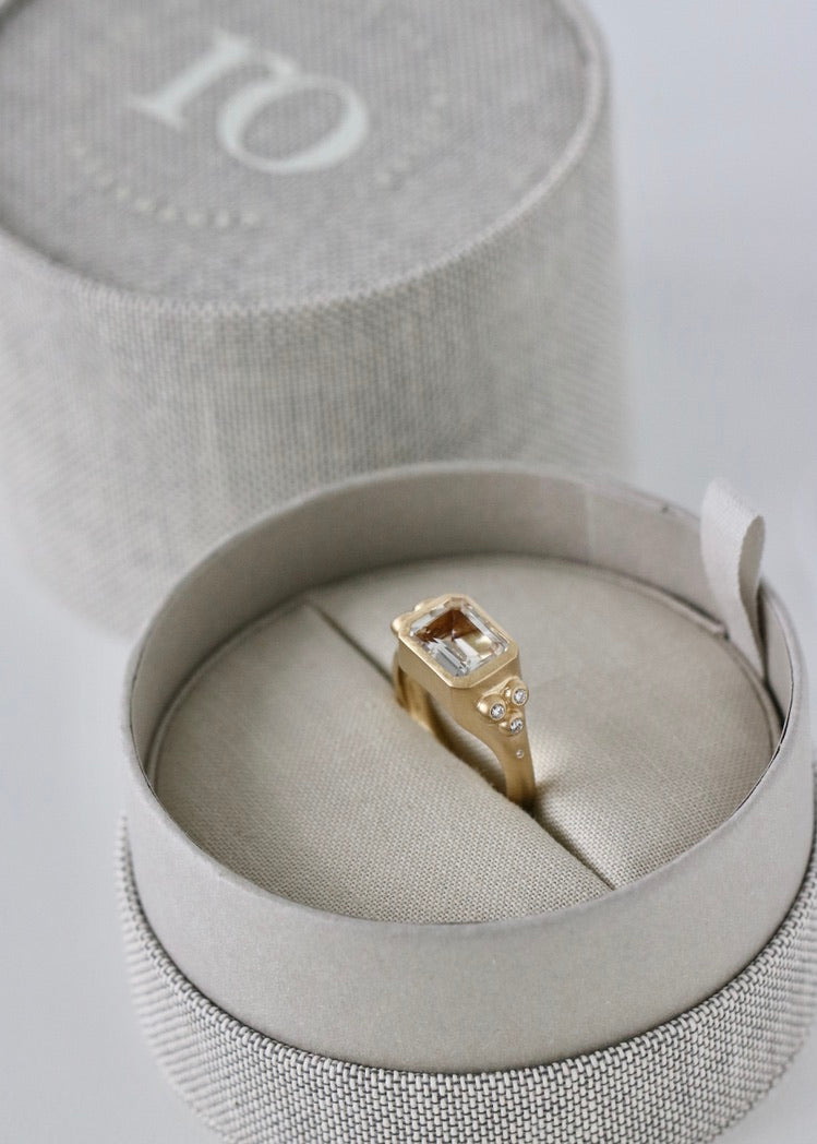 Orbit Oktagonring - 18kt Gult Gull