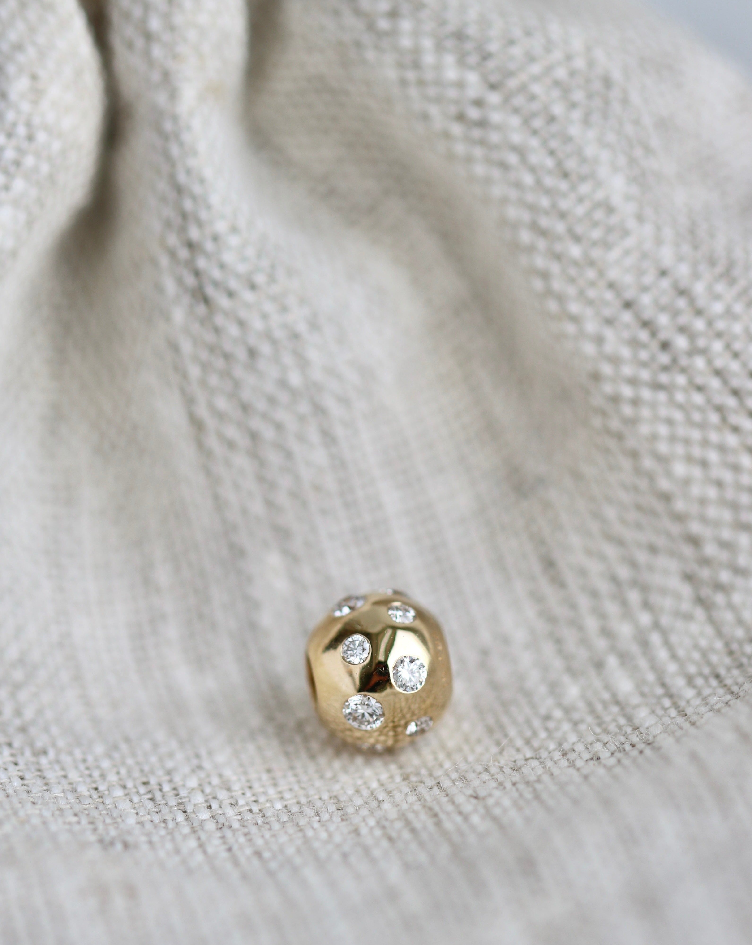 Inner Peace Diamant Dryss Perle - 18kt Gult Gull