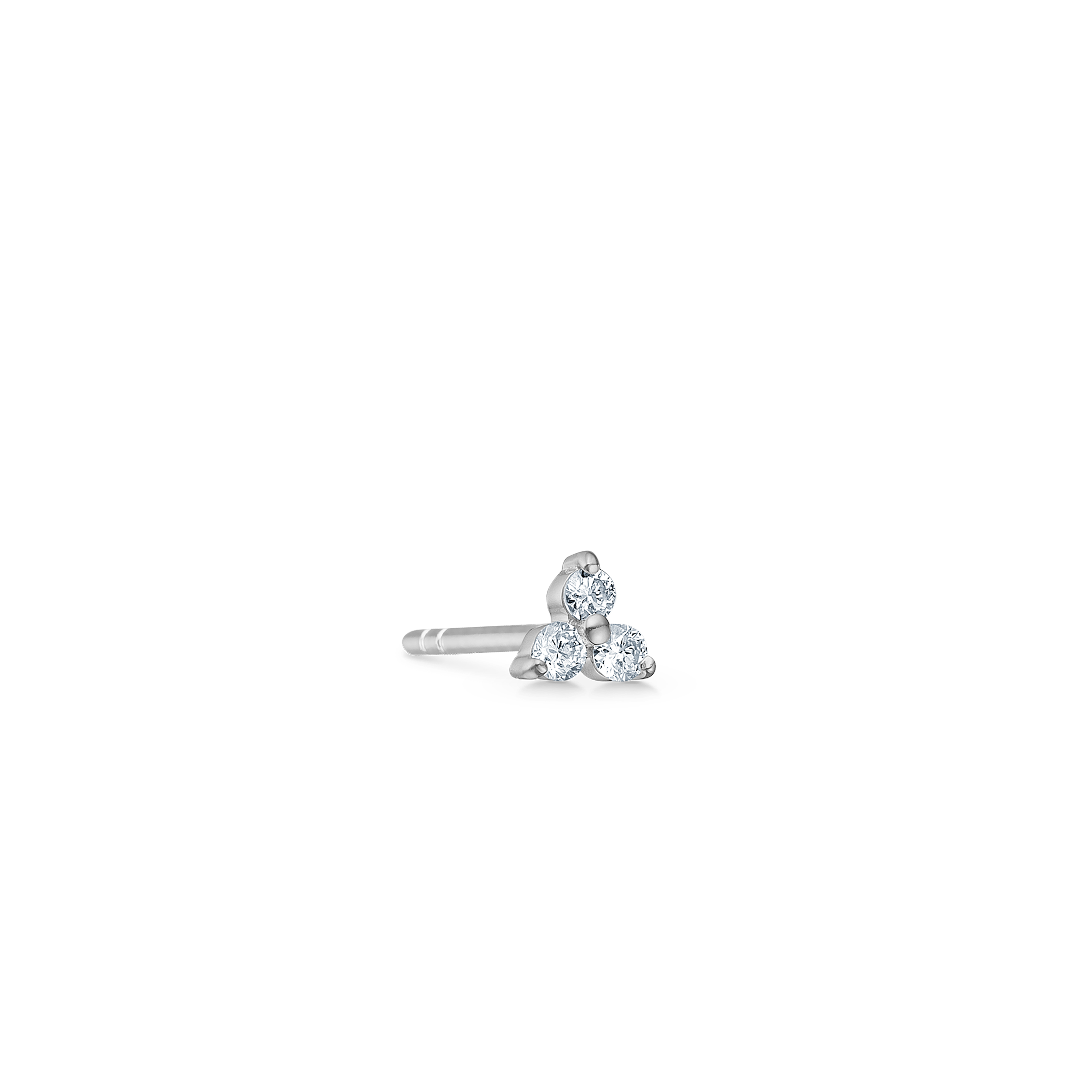 Fryd Diamant Øredobb S - 18kt Hvitt Gull