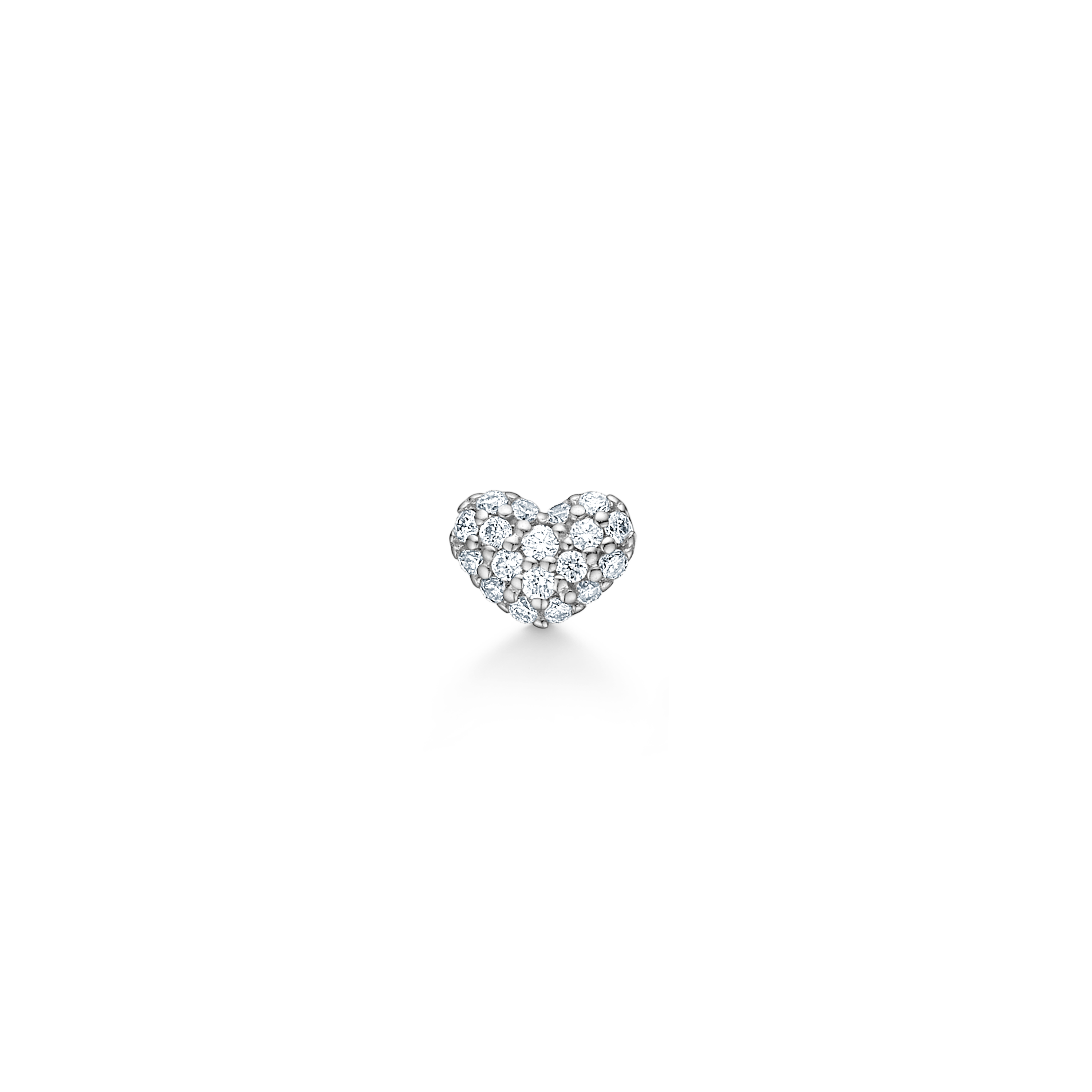Symbols My Heart Diamant Øredobb - 18kt Hvitt gull