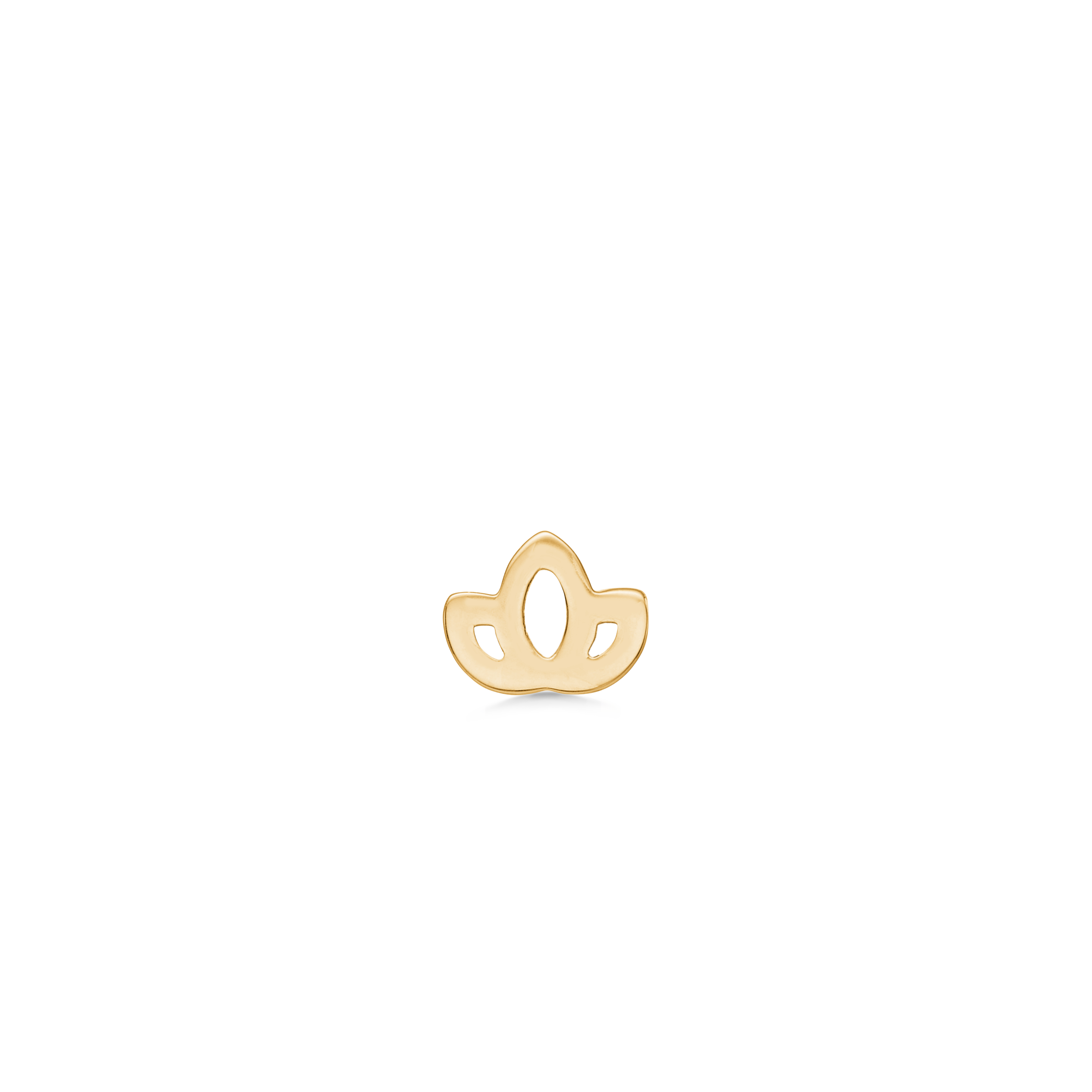 Symbols Lotus øredobb - 18kt Gult Gull