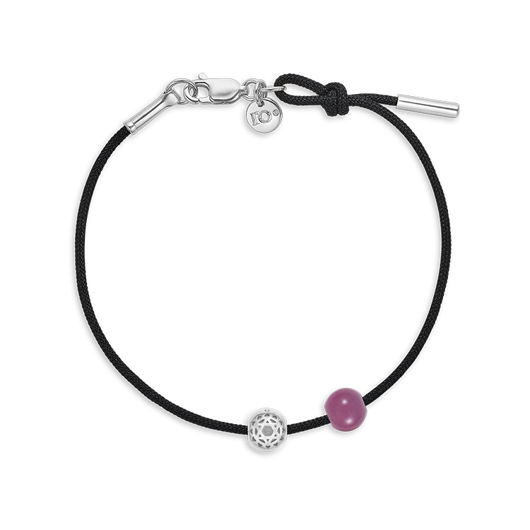 Inner Peace Hjertechakra Perle - 18kt Hvitt Gull