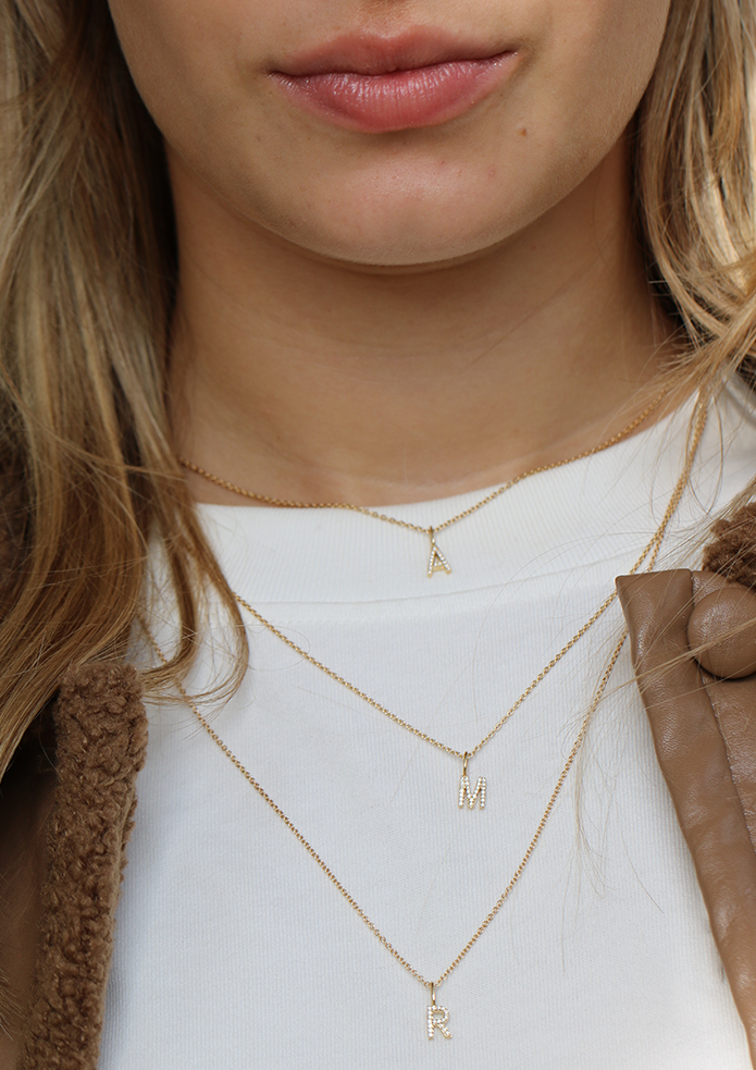 My G Diamant Anheng - 18kt Gult Gull