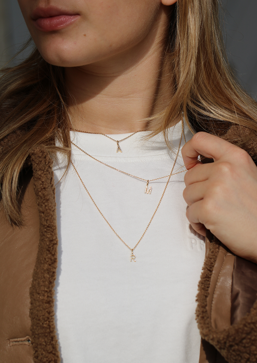 My O Diamant Anheng - 18kt Gult Gull