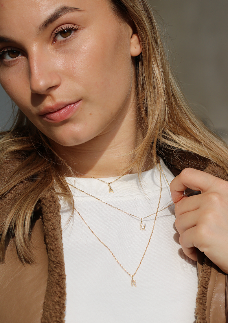 My Q Diamant Anheng - 18kt Gult Gull