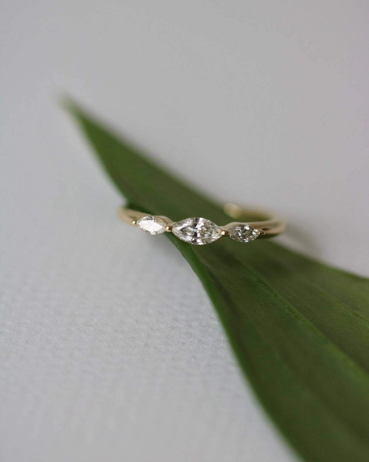 Meant to Be Her Promise Ring - 18kt Gult Gull