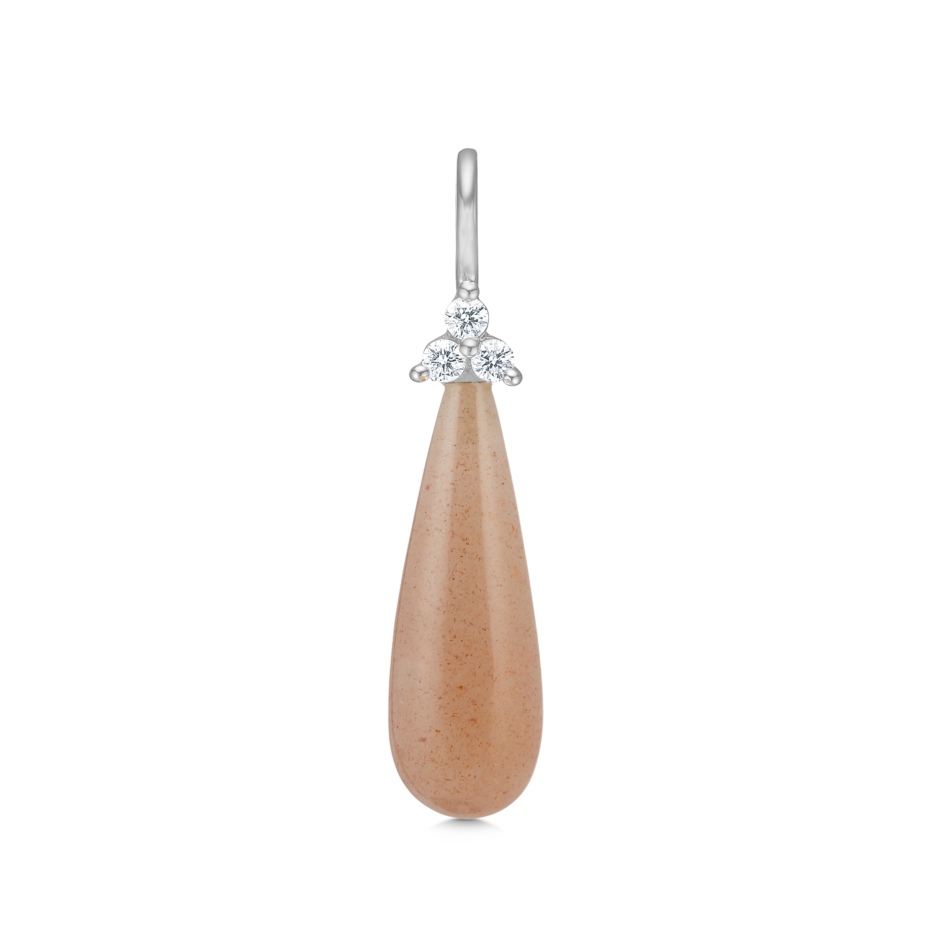 Fryd Blush Anheng - 18kt Hvitt Gull