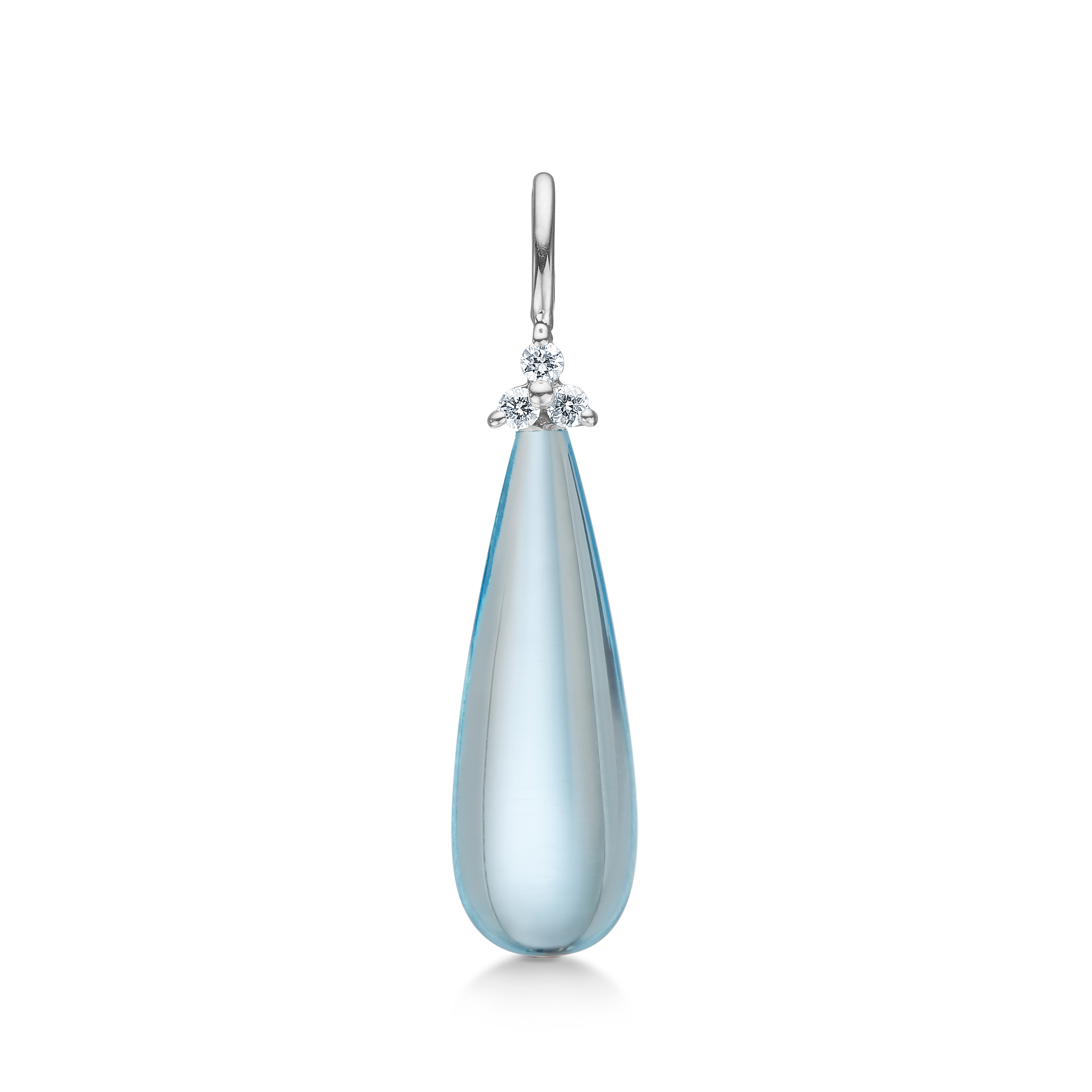 Fryd Sky Blue Anheng - 18kt Hvitt Gull