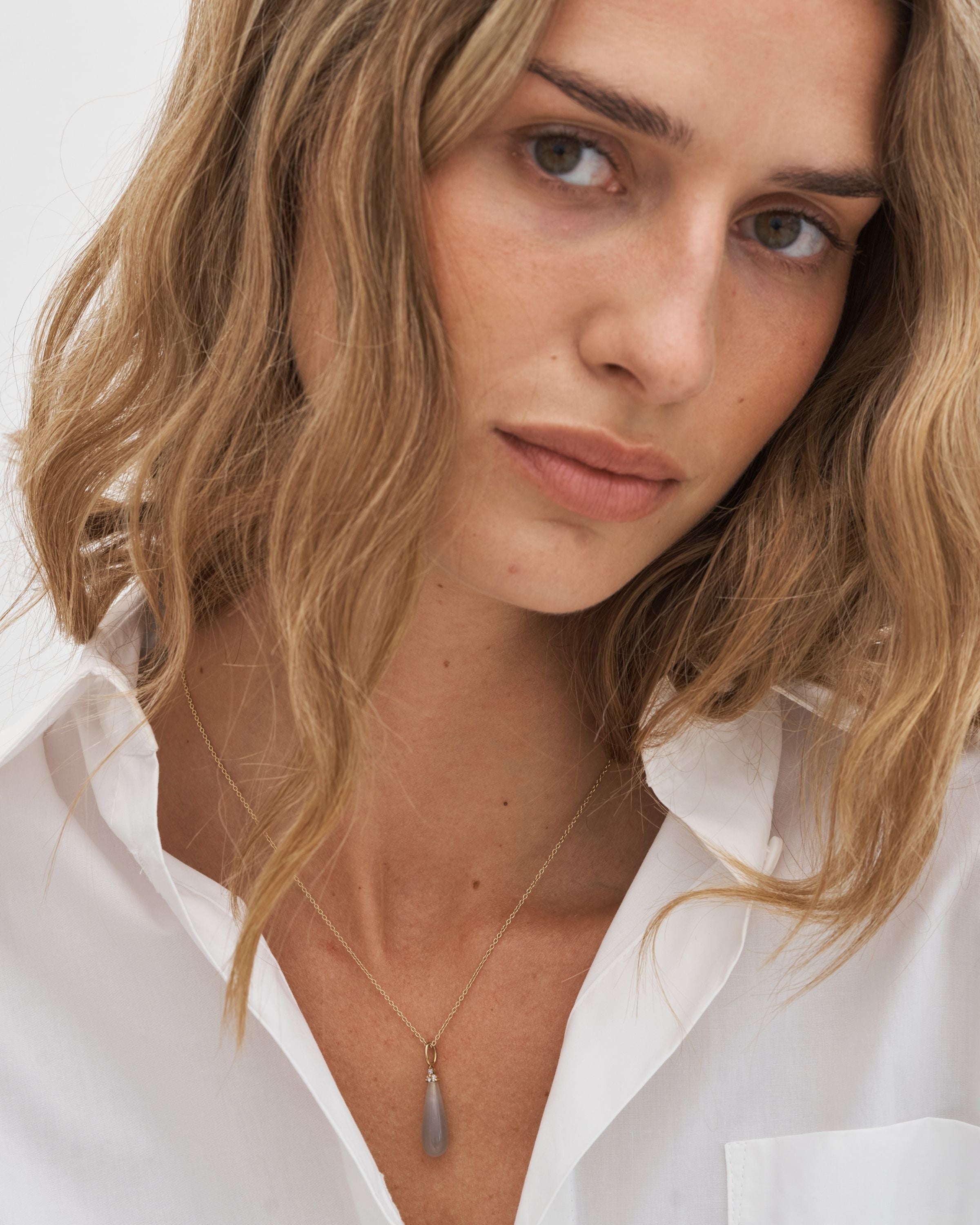 Fryd Grey Anheng - 18kt Gult Gull