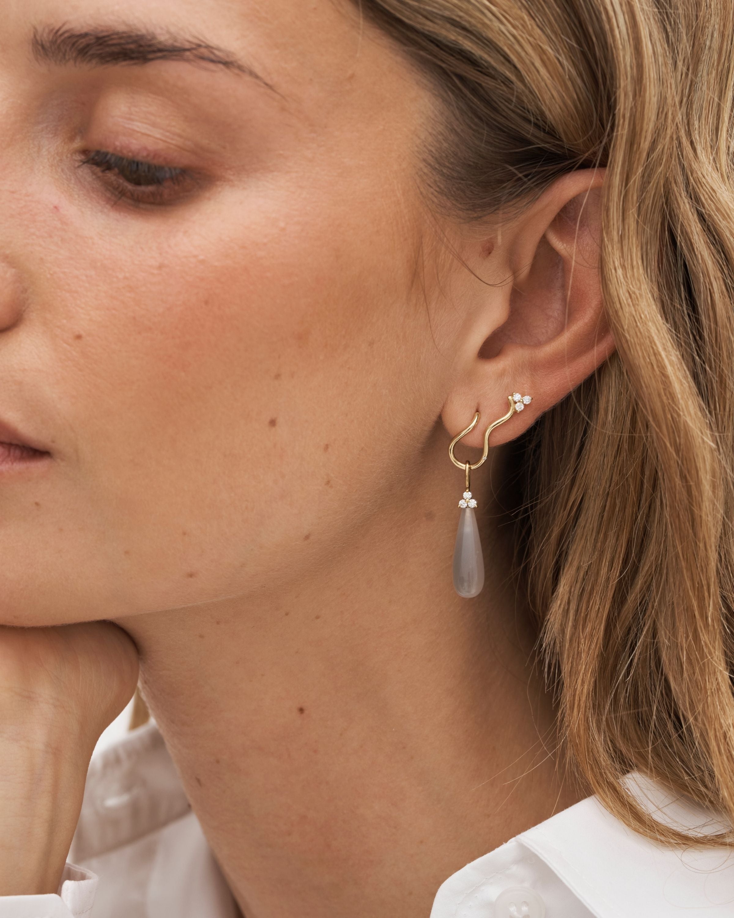 Fryd Grey Anheng - 18kt Gult Gull