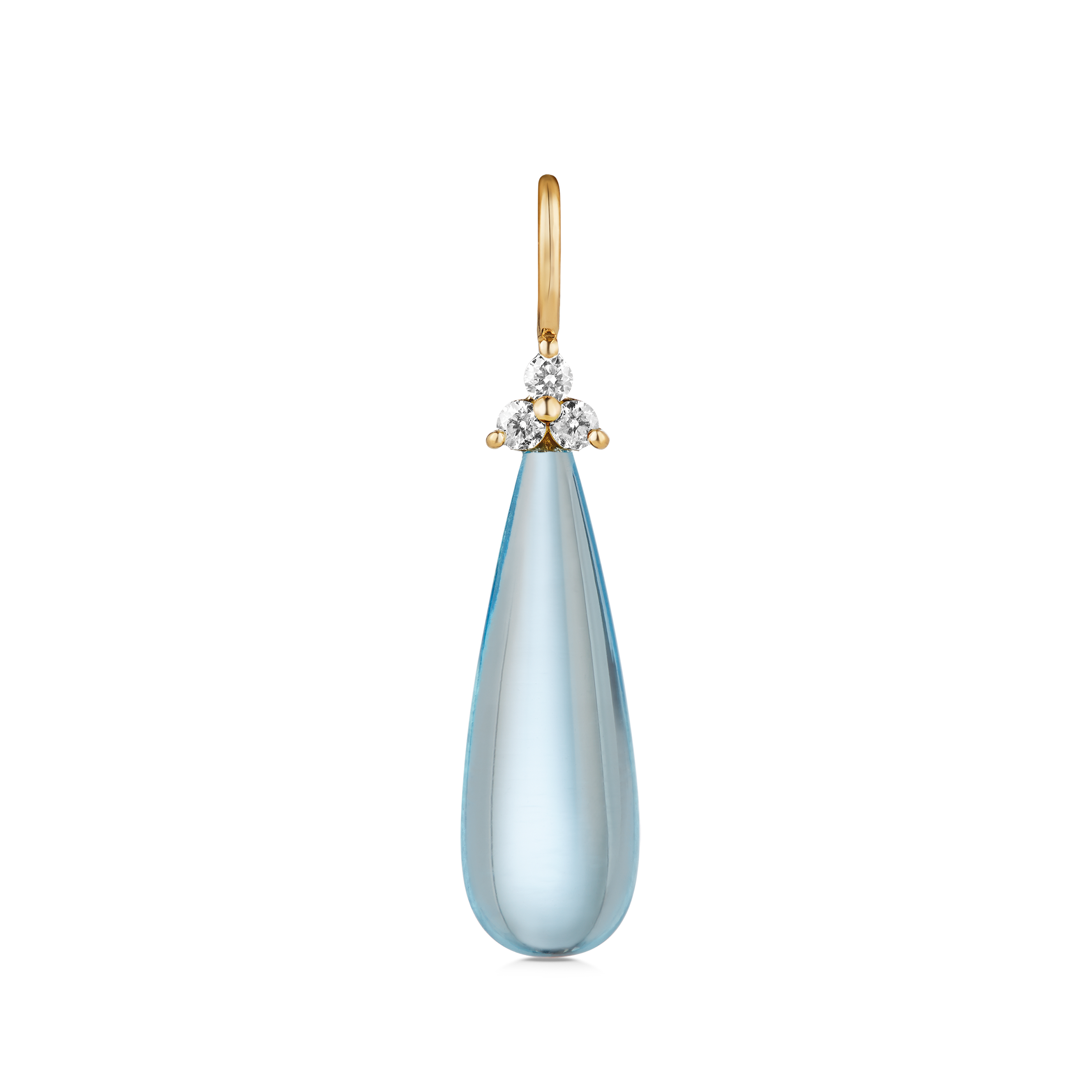Fryd Sky Blue Anheng - 18kt Gult Gull