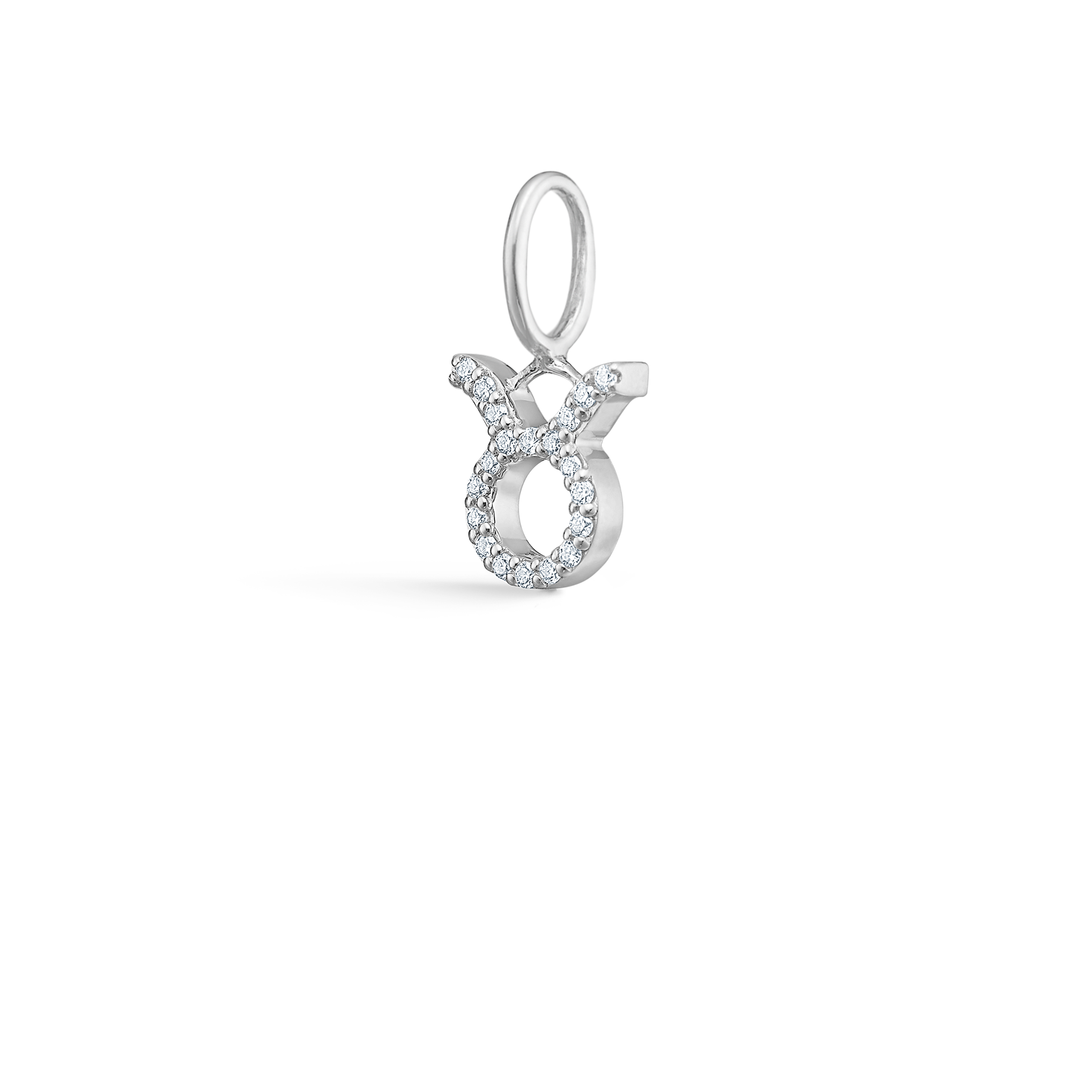My Tyren Diamant Anheng – 18kt Hvitt Gull