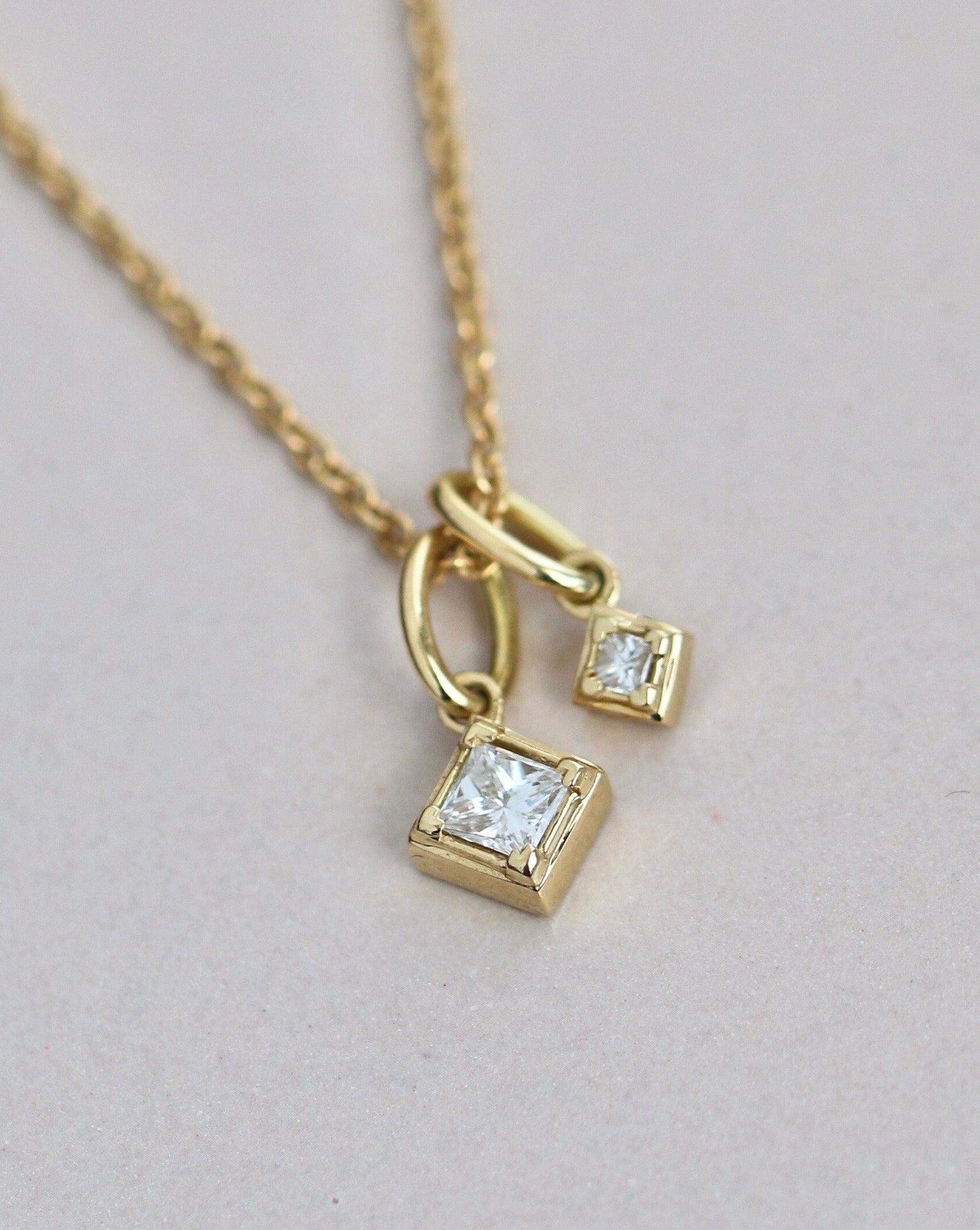 Rock Classic Diamant Anheng S - 18kt Gult Gull