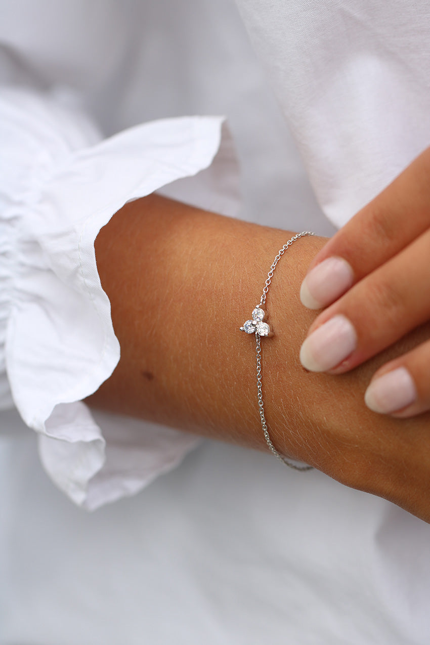 Fryd Diamantarmbånd - 18kt Hvitt Gull