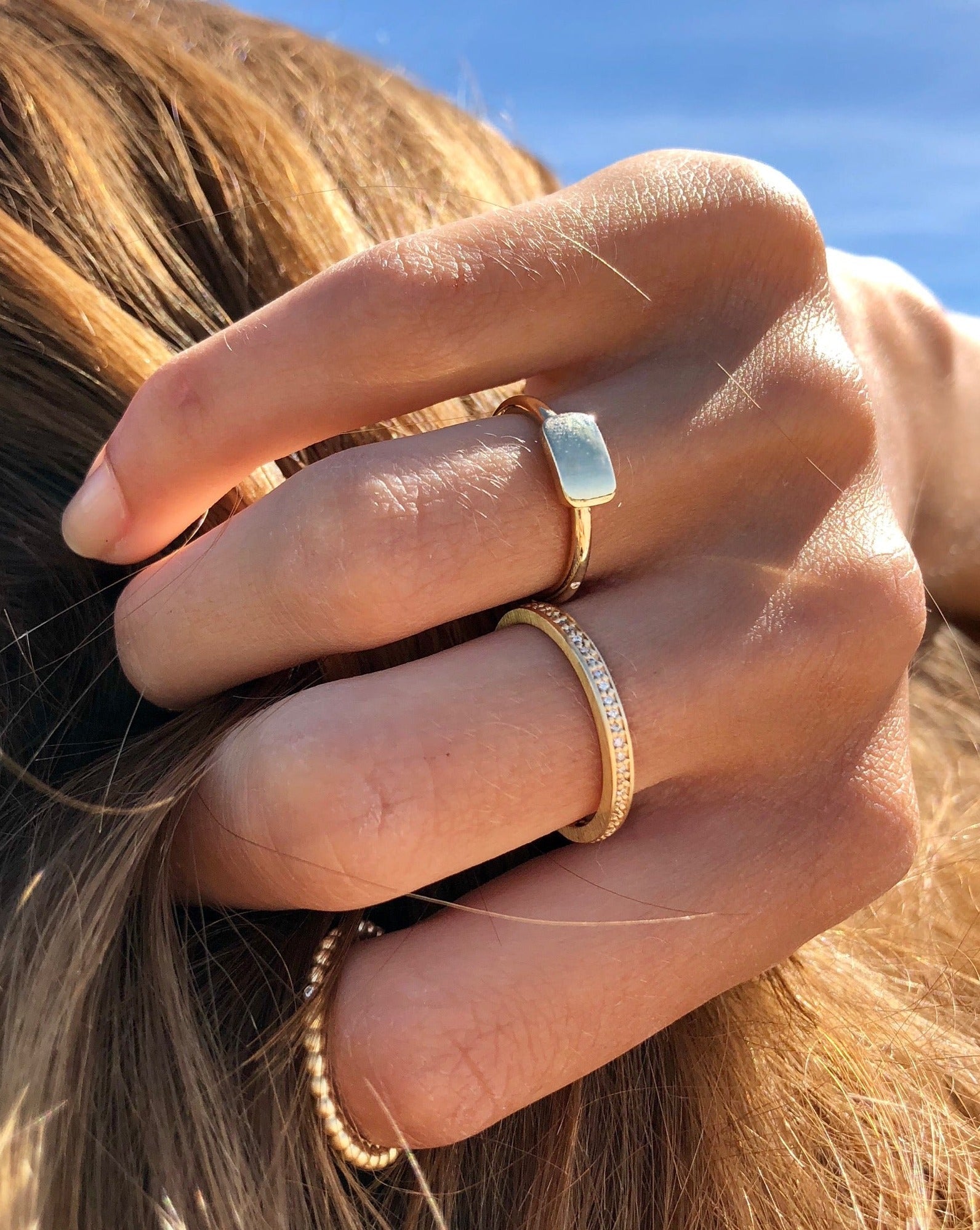 Orbit Alliance Ring - 18kt Gult Gull