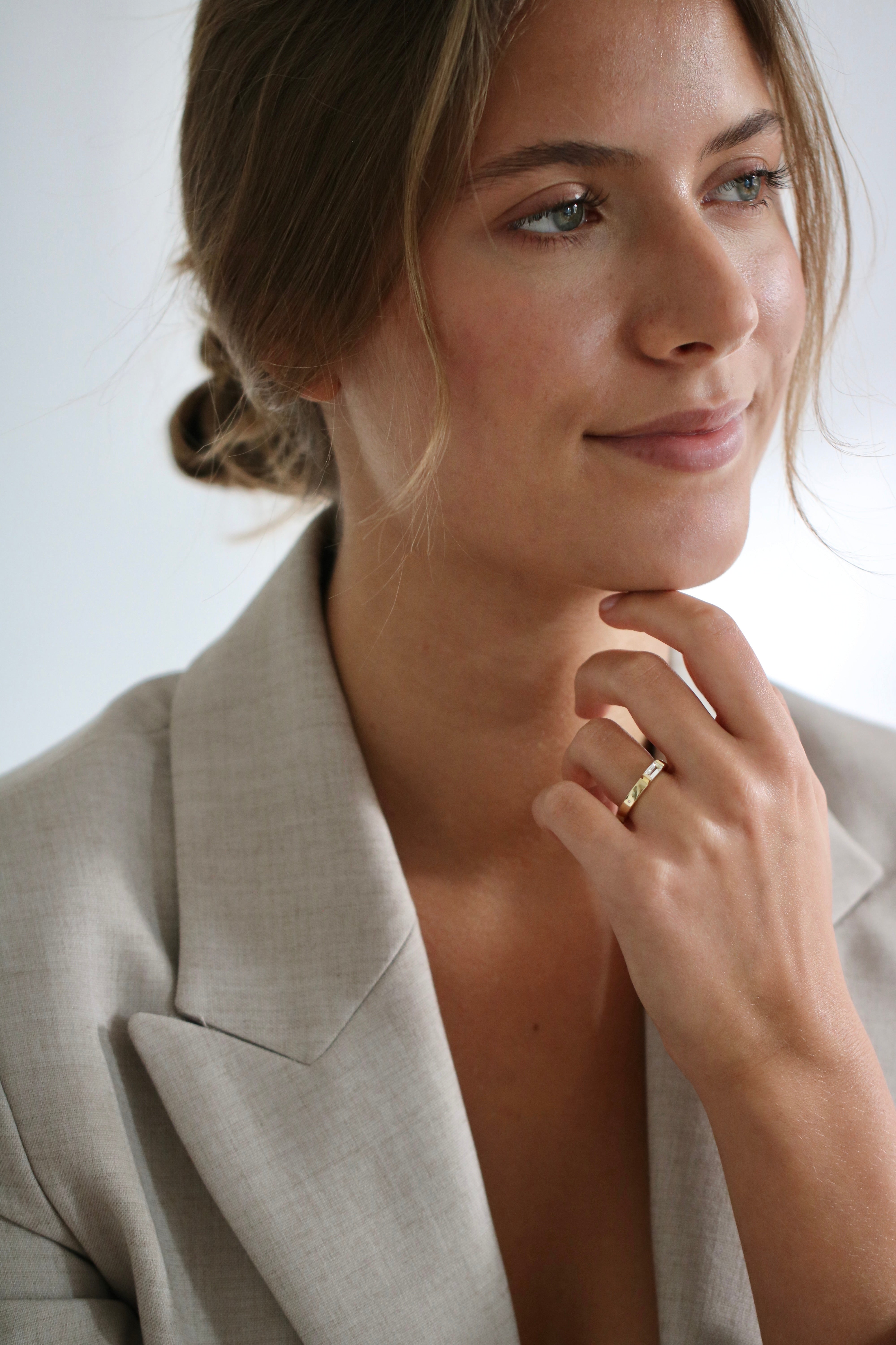 Meant to Be Her True Love Ring - 18kt Gult Gull