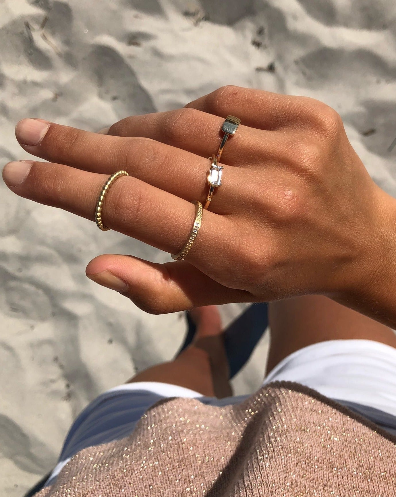 Orbit Alliance Ring - 18kt Gult Gull