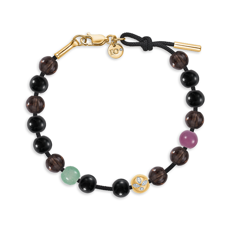 Inner Peace Diamant Lotus Perle - 18kt Gult Gull