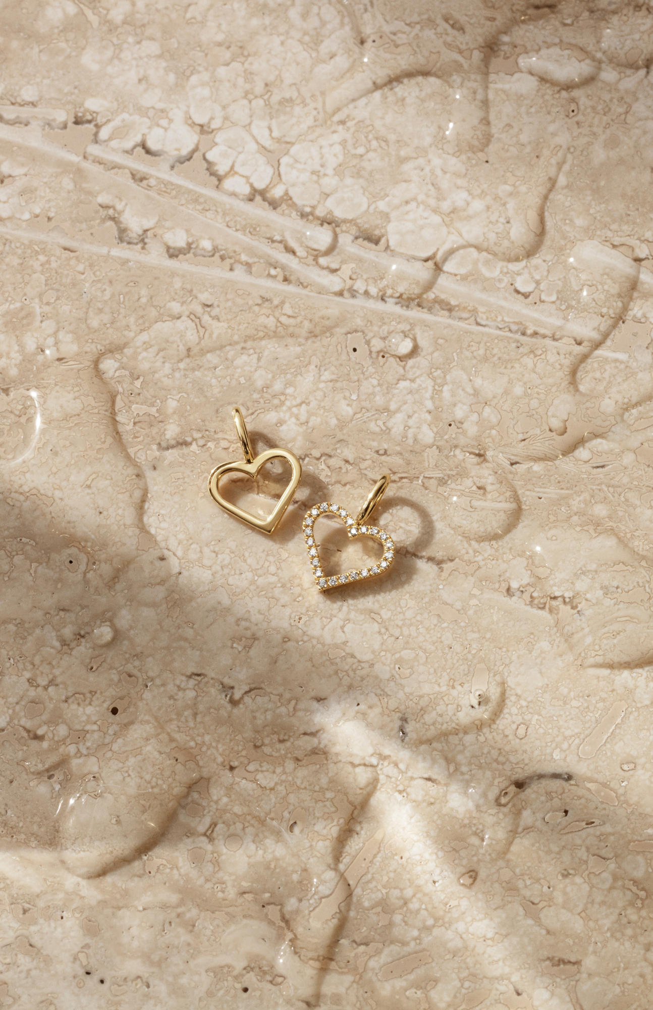 Symbols Open Heart Anheng - 18kt Gult Gull