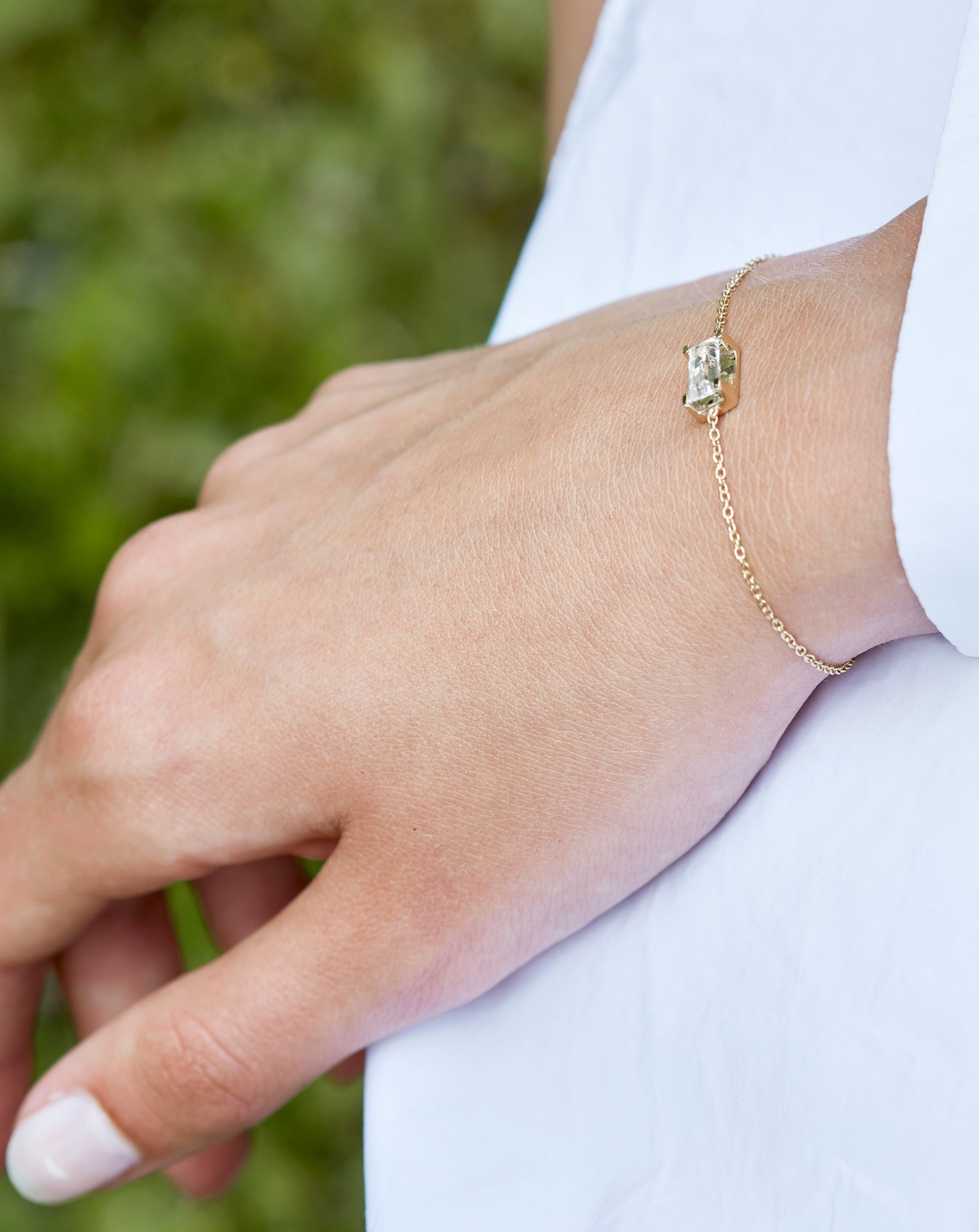 Nord Blue Armbånd - 18kt Gult Gull