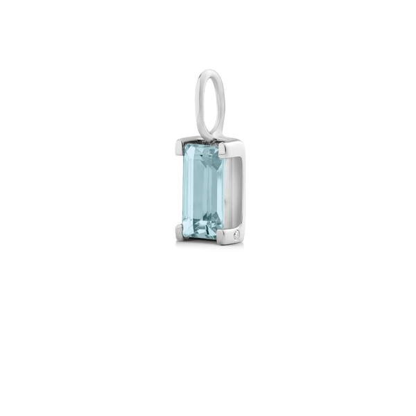 Nord Blue Pendant - 18kt White Gold