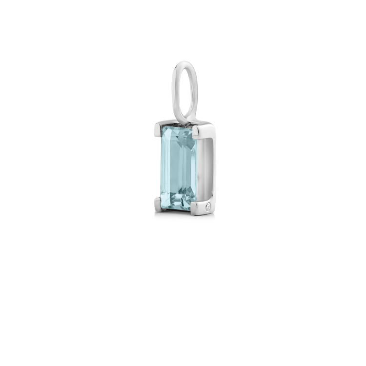 Nord Blue Pendant - 18kt White Gold