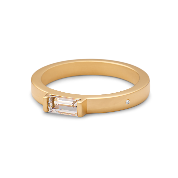 Meant to Be Her True Love Ring - 18kt Gult Gull