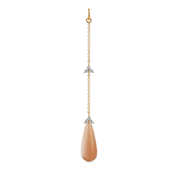 Fryd Blush Ear-Pendant L - 18kt Yellow Gold