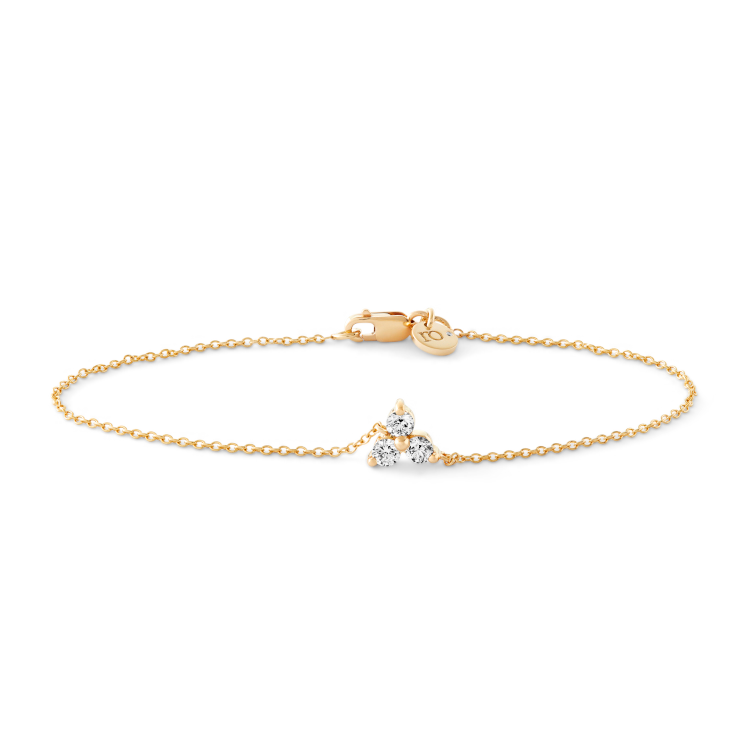 Fryd Diamant Armbånd - 18kt Gult Gull