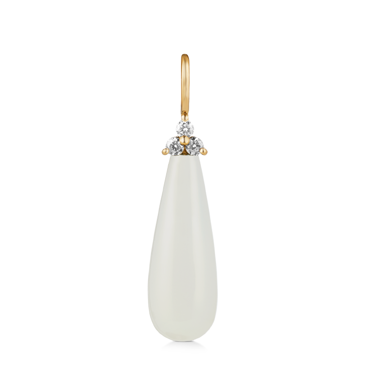 Fryd White Pendant - 18kt Yellow Gold