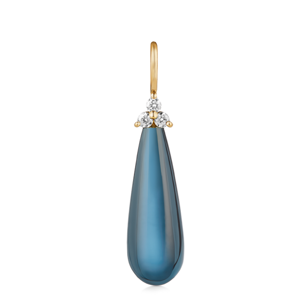 Fryd London Blue Pendant - 18kt Yellow Gold