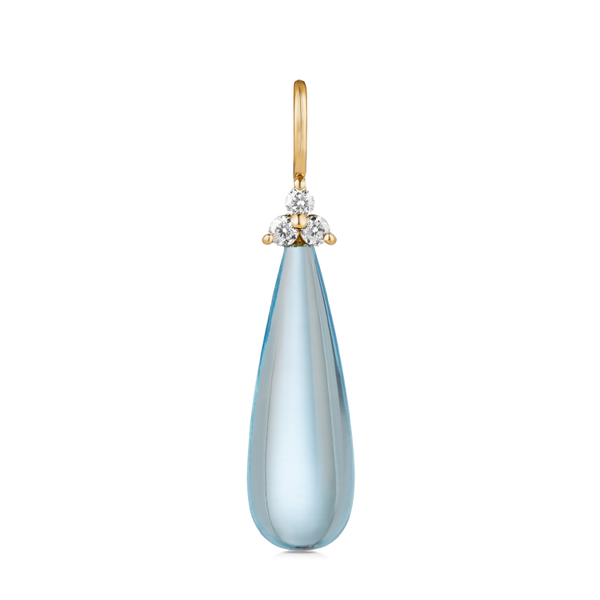 Fryd Sky Blue Pendant - 18kt Yellow Gold