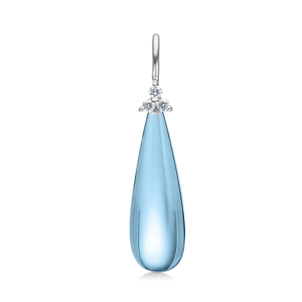 Fryd Sky Blue Pendant - 18kt White Gold