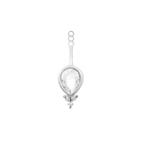 Fryd White Pendant for Earring - 18kt White Gold