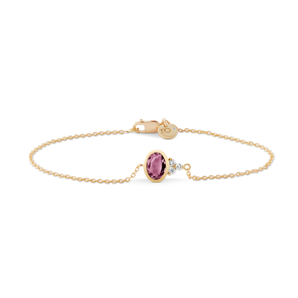 Fryd Pink Bracelet - 18kt Yellow Gold