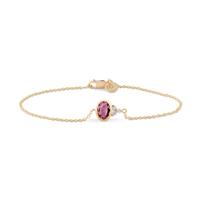 Fryd Pink Bracelet - 18kt Yellow Gold