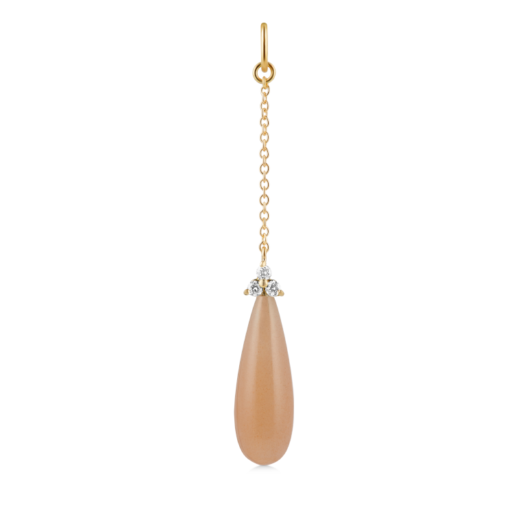 Fryd Blush Ear-Pendant - 18kt Yellow Gold