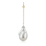 Fryd Baroque Pearl Ear-Pendant - 18kt Yellow Gold