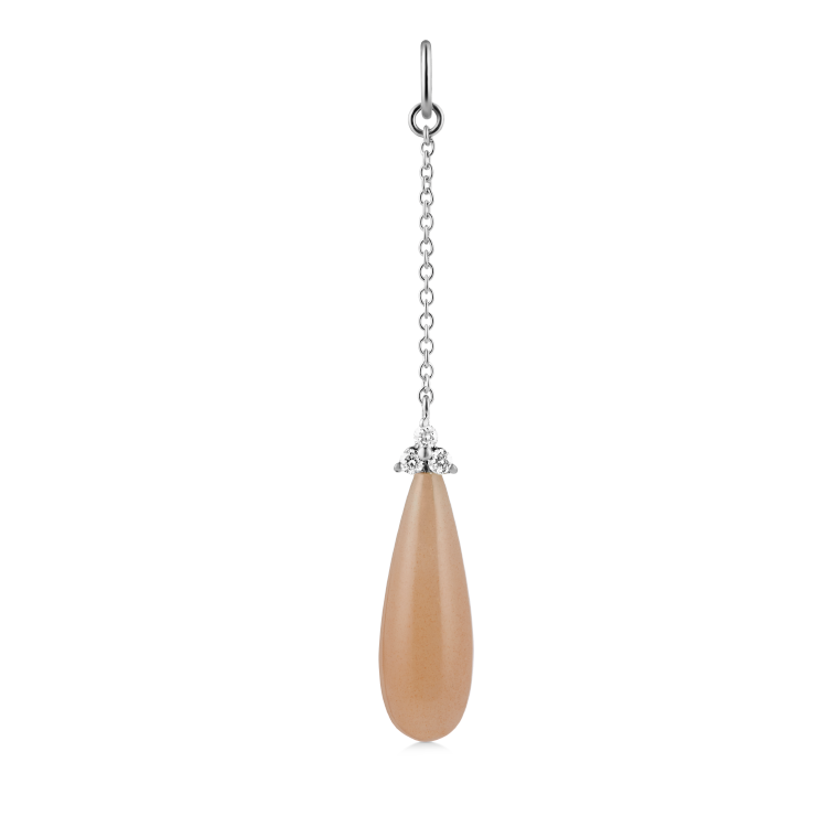 Fryd Blush Ear-Pendant - 18kt White Gold