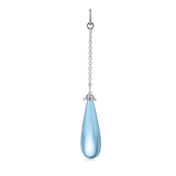 Fryd Sky Blue Ear-Pendant - 18kt White Gold